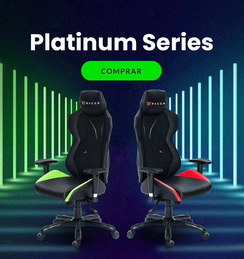 Cadeira Gamer Barata XT Racer Platinum em até 10 vezes sem juros mobile