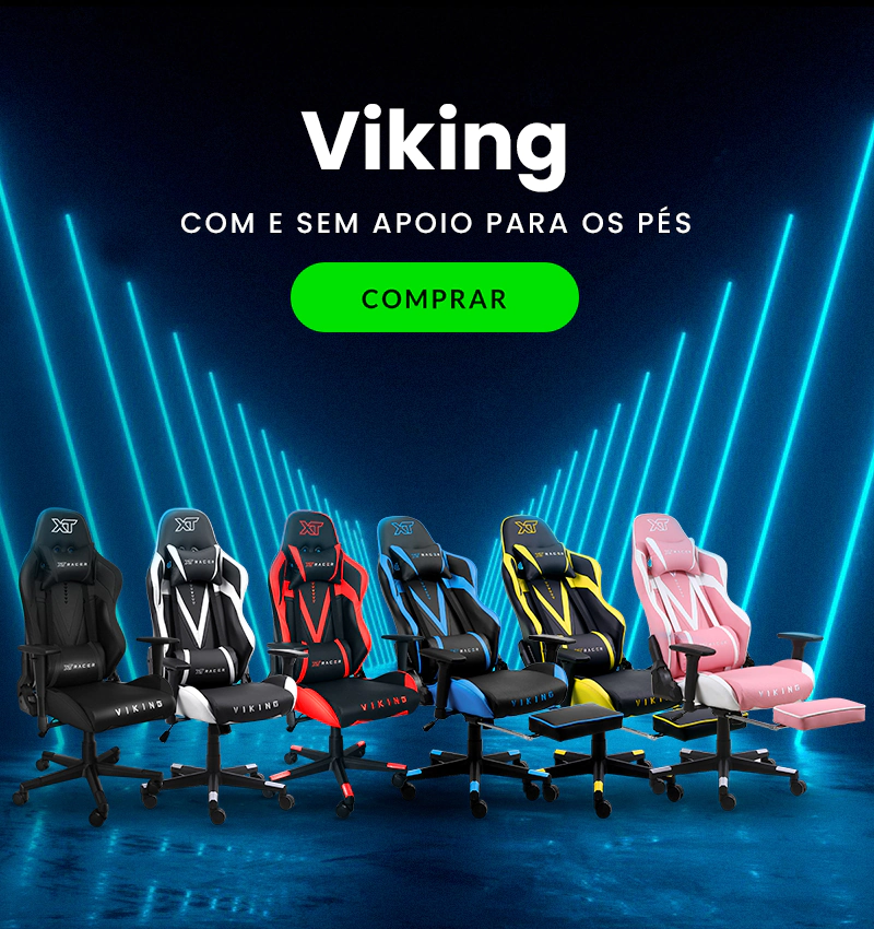 Cadeira Gamer Barata XT Racer Viking em até 10 vezes sem juros mobile